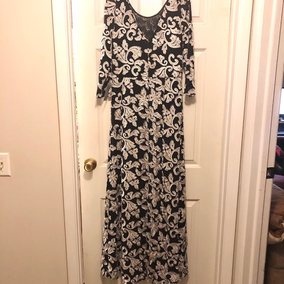 JS Collections Embroidered Mesh Gown Sz 8 NWT - Picture 10 of 13